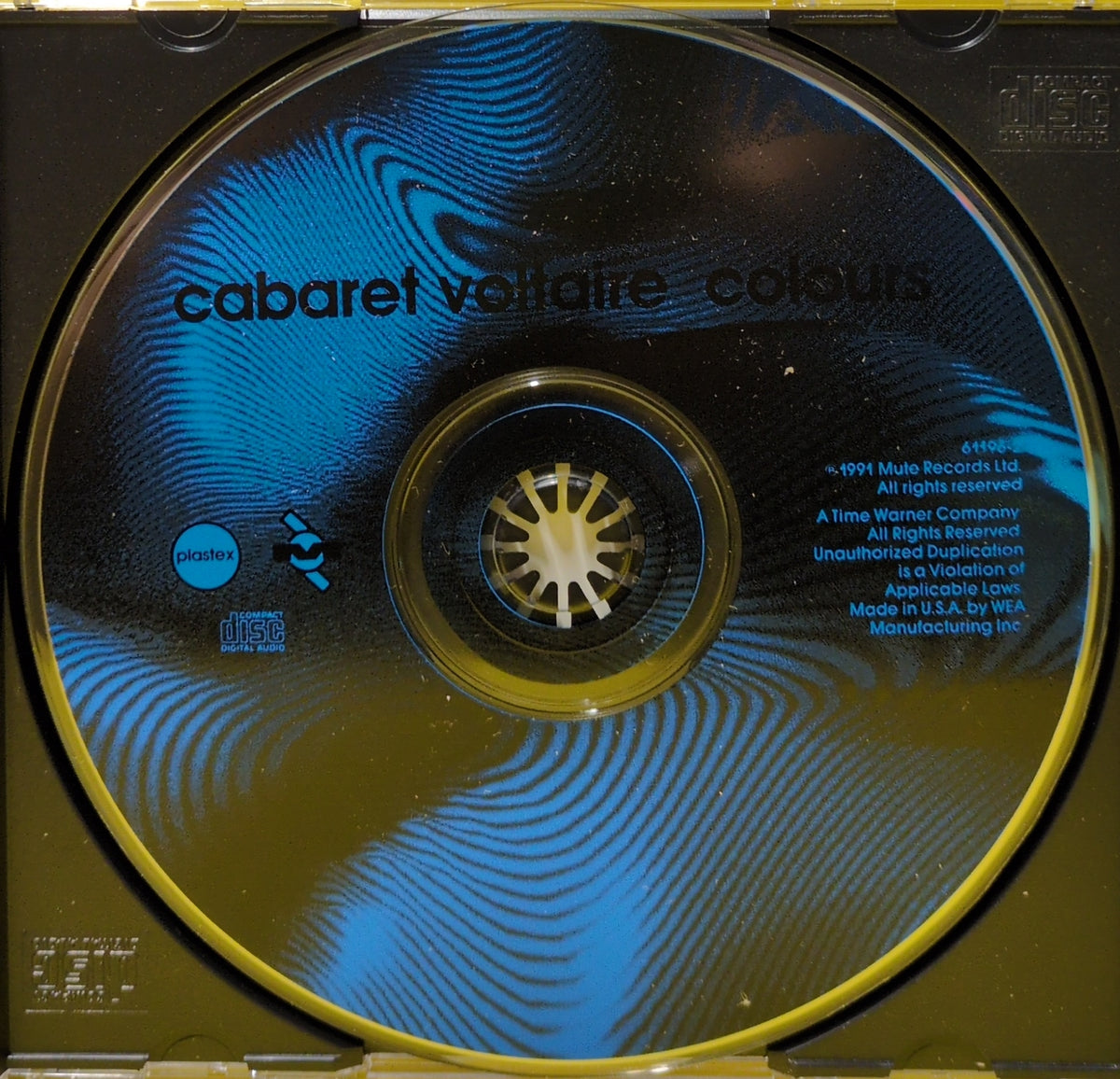 Cabaret Voltaire - Colours - 1991 - 61196-2 Used - EX - CDs - Blue CD Graphic