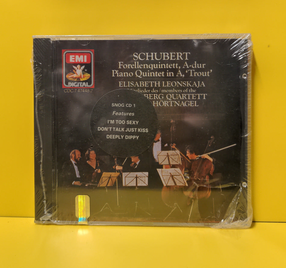 Schubert – Elisabeth Leonskaja, Mitglieder Des Alban Berg Quartett, Georg Hörtnagel - Forellenquintett, A-dur · Piano Quintet In A, 'Trout' - 1986 - CDC 7 47448 2 New - Sealed - CDs