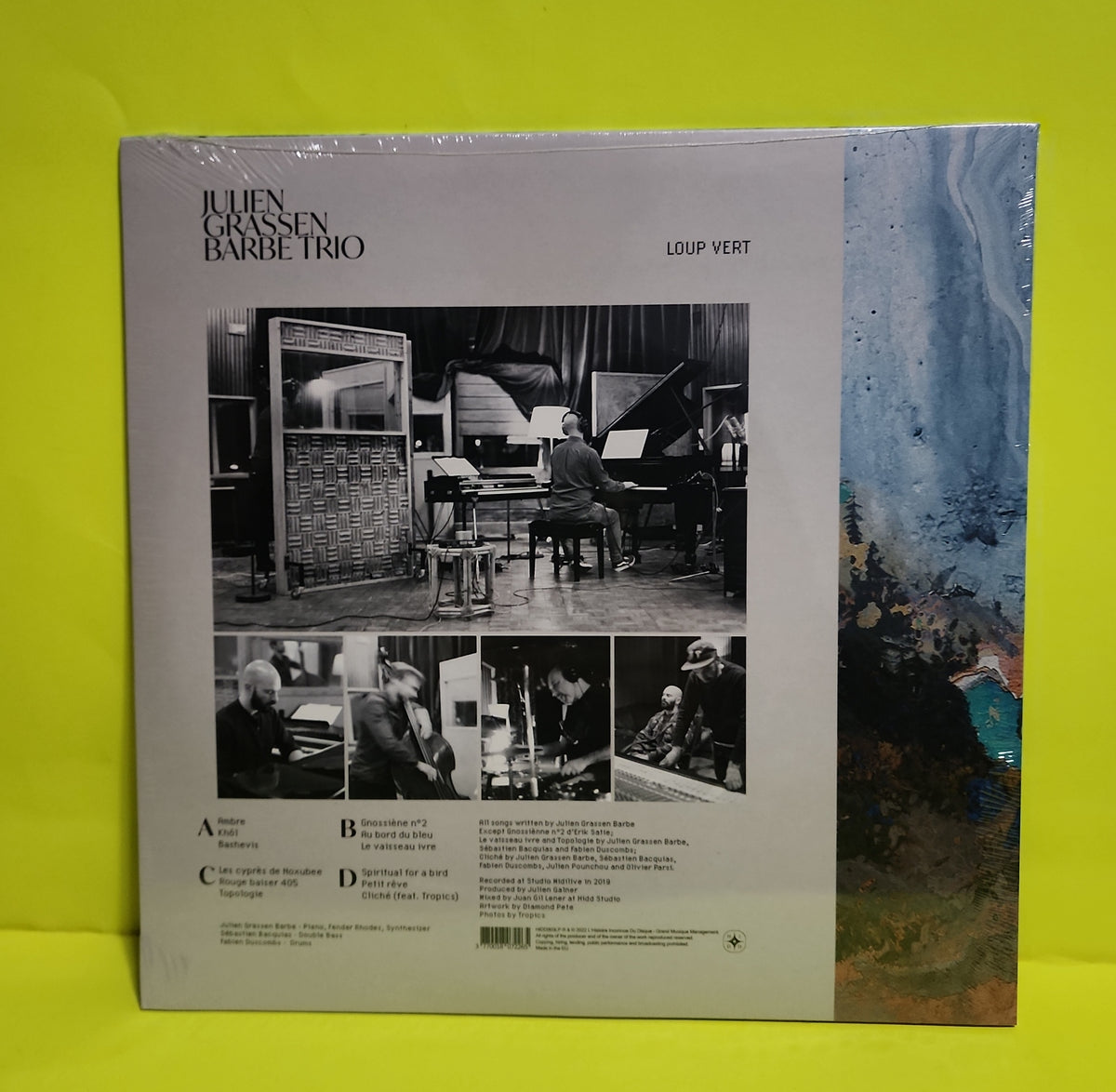 Julien Trio Grassen Barbe - Loup Vert - 2022 - HIDDOO3LP New - Sealed - Vinyl