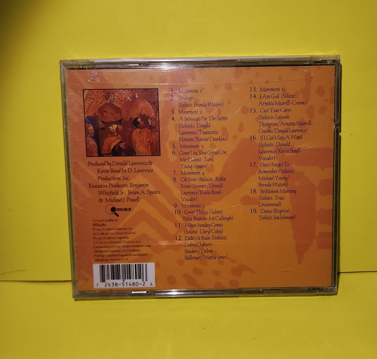 Donald Lawrence & The Tri-City Singers - Bible Stories - 1995 - SPD1480 New - Sealed - CDs