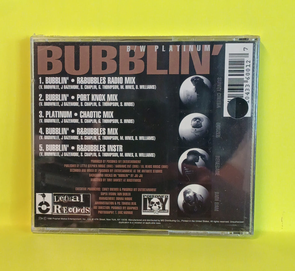 Punk Barbarians - Bubblin - 1996 - New - Sealed - CDs