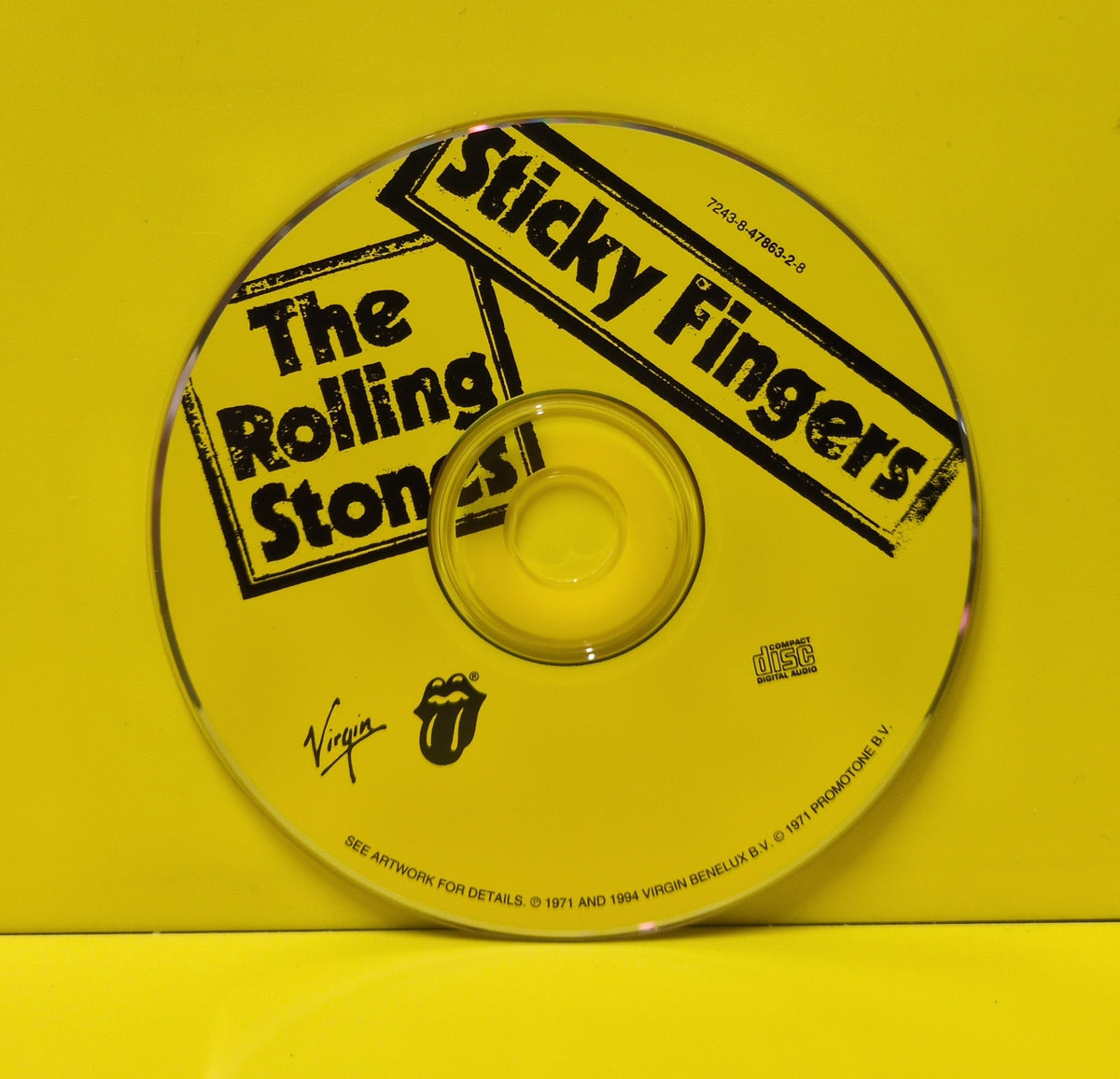 The Rolling Stones - Sticky Fingers - 1994 - 7243-8-47863-2-8 Used - EX - CDs - Reissue - Remastered - Limited Edition