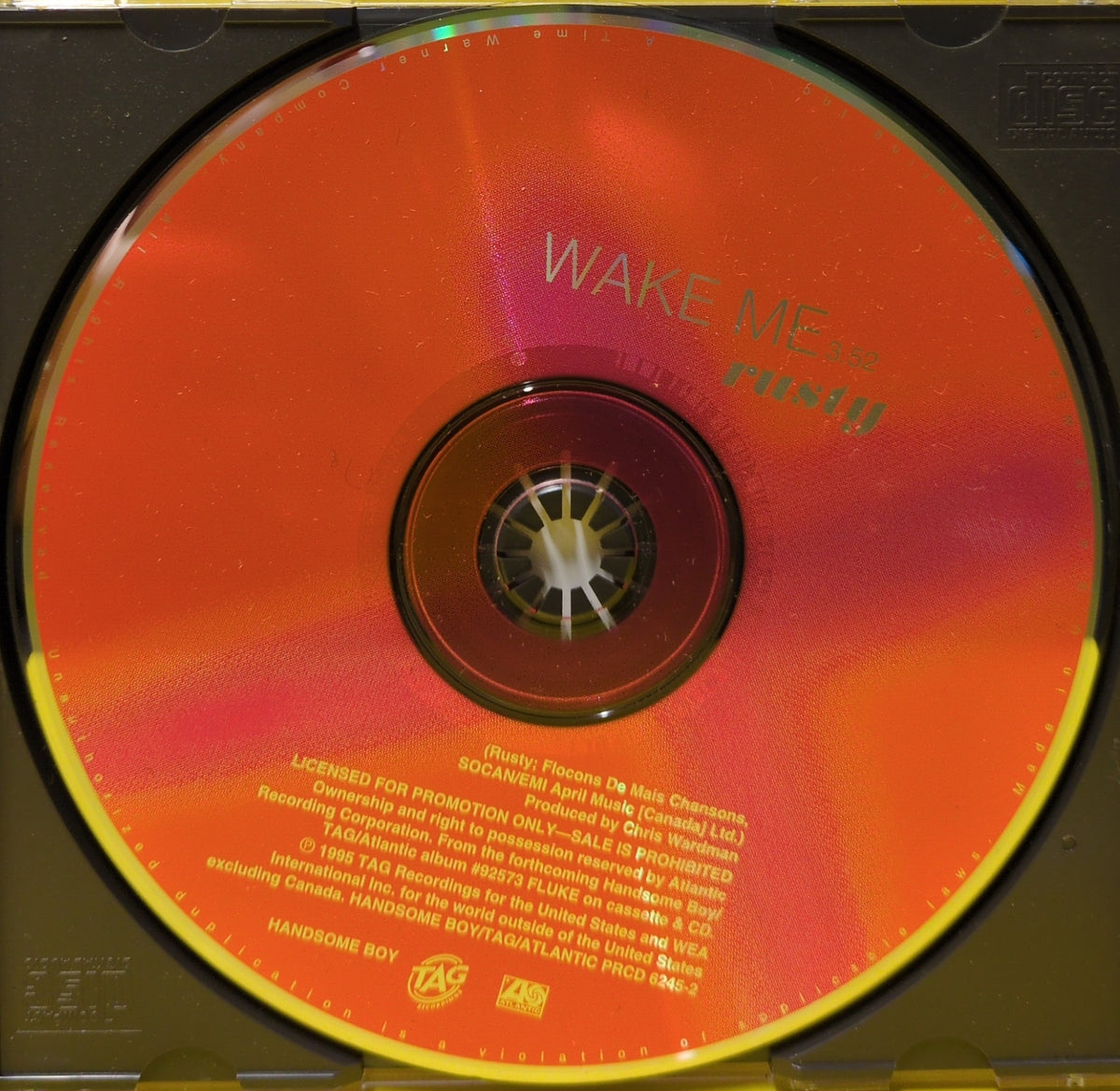 Rusty - Wake Me - 1995 - PRCD 6245-2 Used - EX - CDs - Promo