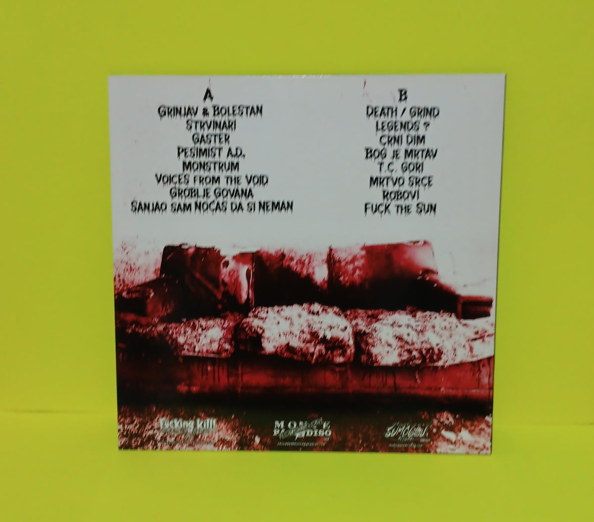 Bolesno Grinje - The Last Grinjober  - 2020 - SMOG11 New - EX - Vinyl