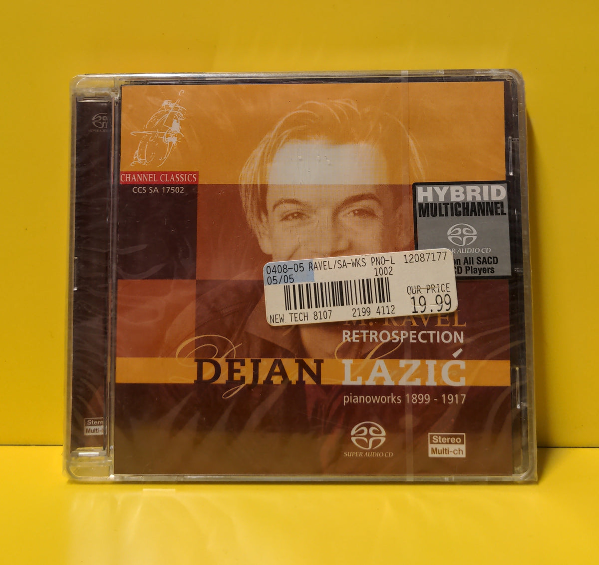 Maurice Ravel, Dejan Lazic - Retrospection - Pianoworks 1899-1917 - 2002 - CCS SA 17502 New - Sealed - CDs - SACD