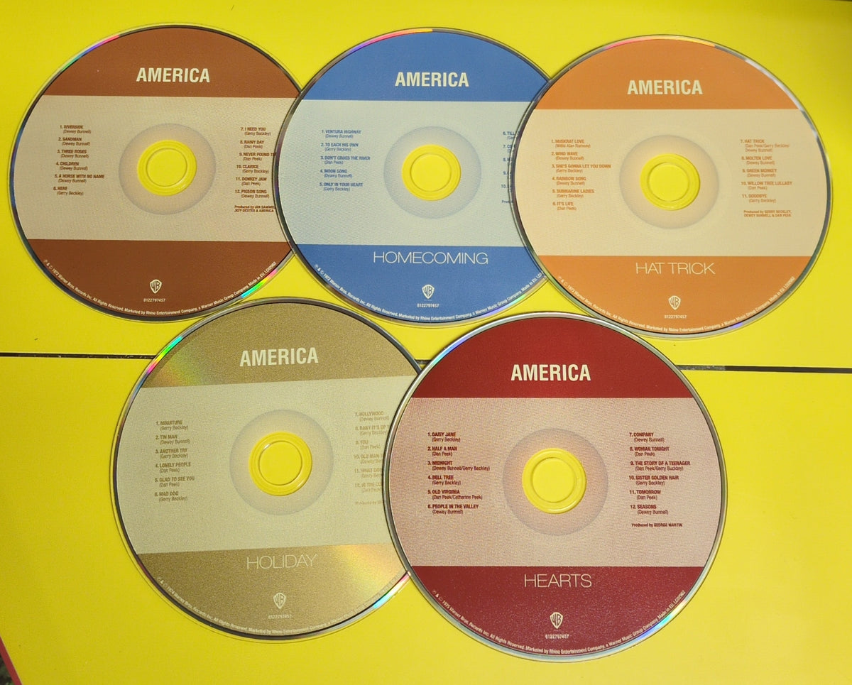 America - Original Album Series - 2011 - 8122797457 Used - EX - CDs - 5xCD Box Set