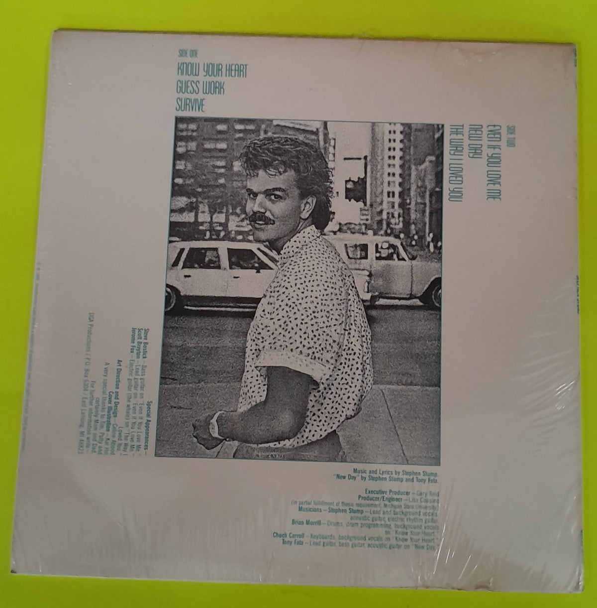 Stephen Stump - Guess Work - 1986 - DGA 910 New - Sealed - Vinyl