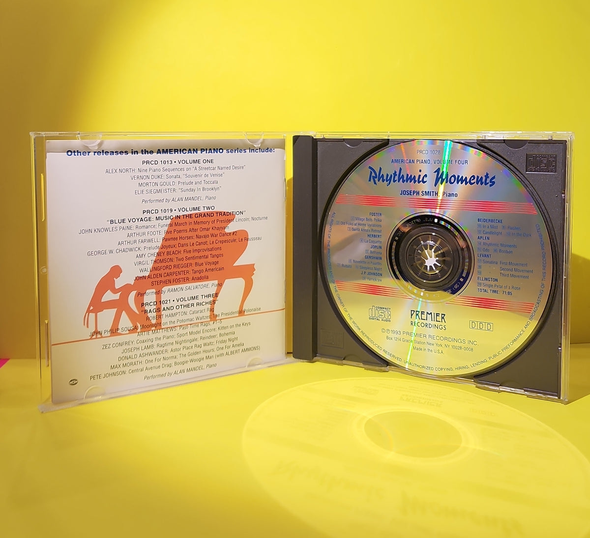 Joseph Smith - American Piano Vol. 4 : Rhythmic Moments - 1993 - PRCD 1024 Used - EX - CDs