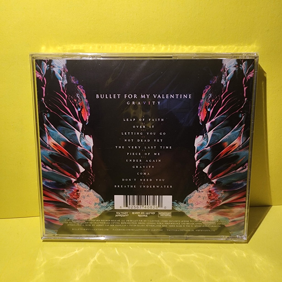 Bullet For My Valentine - Gravity - 2018 - 2567408260 New - Sealed - CDs
