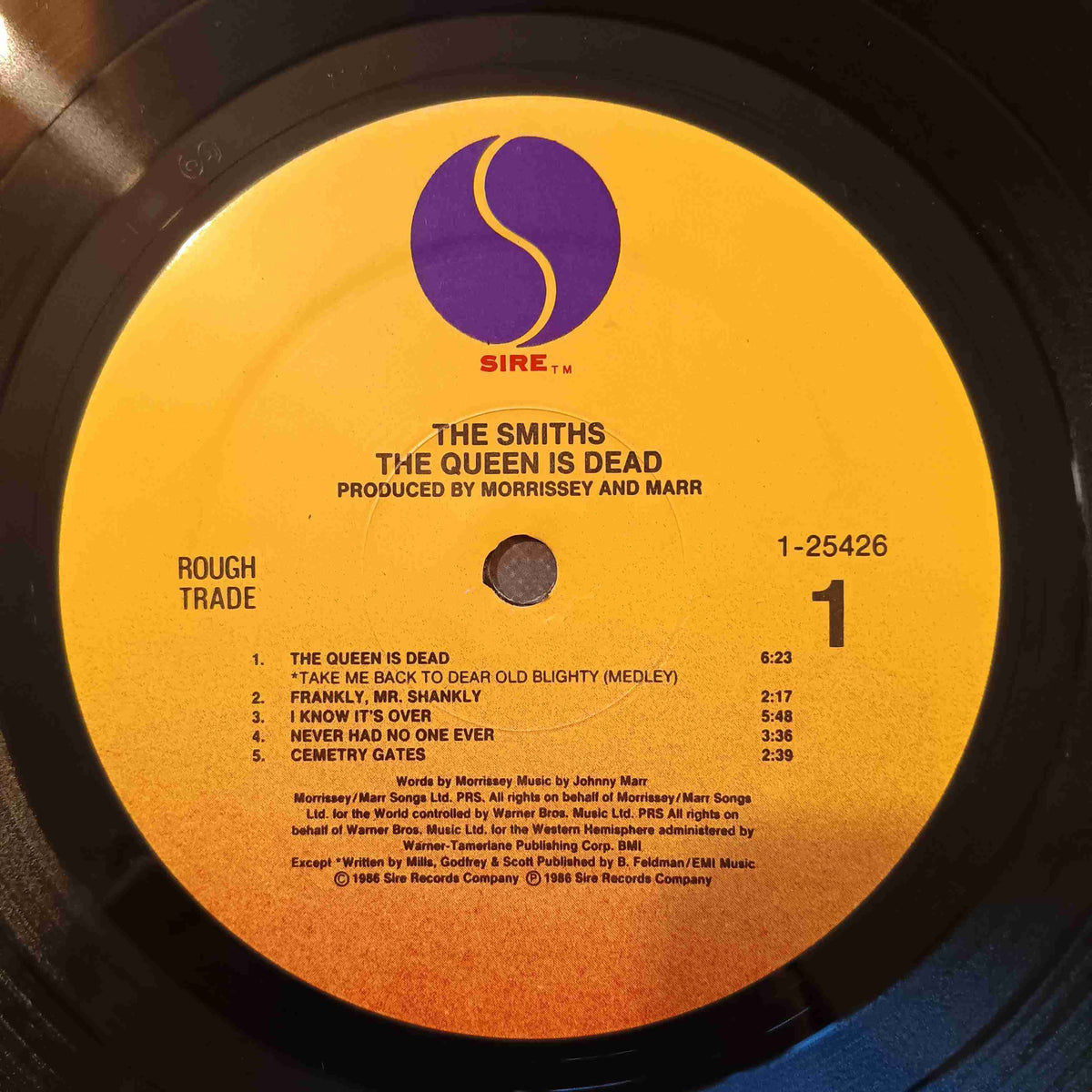 The Smiths - The Queen Is Dead - 1986 - 25426-1 Used - EX - Vinyl
