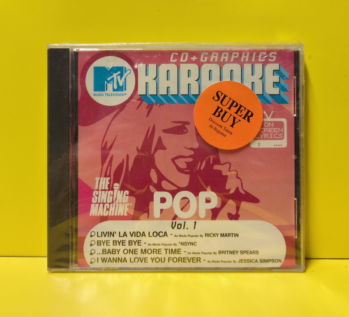 Unknown Artist - MTV Karaoke Pop Hits Vol. 1 - 2001 - G8201 New - Sealed - CDs