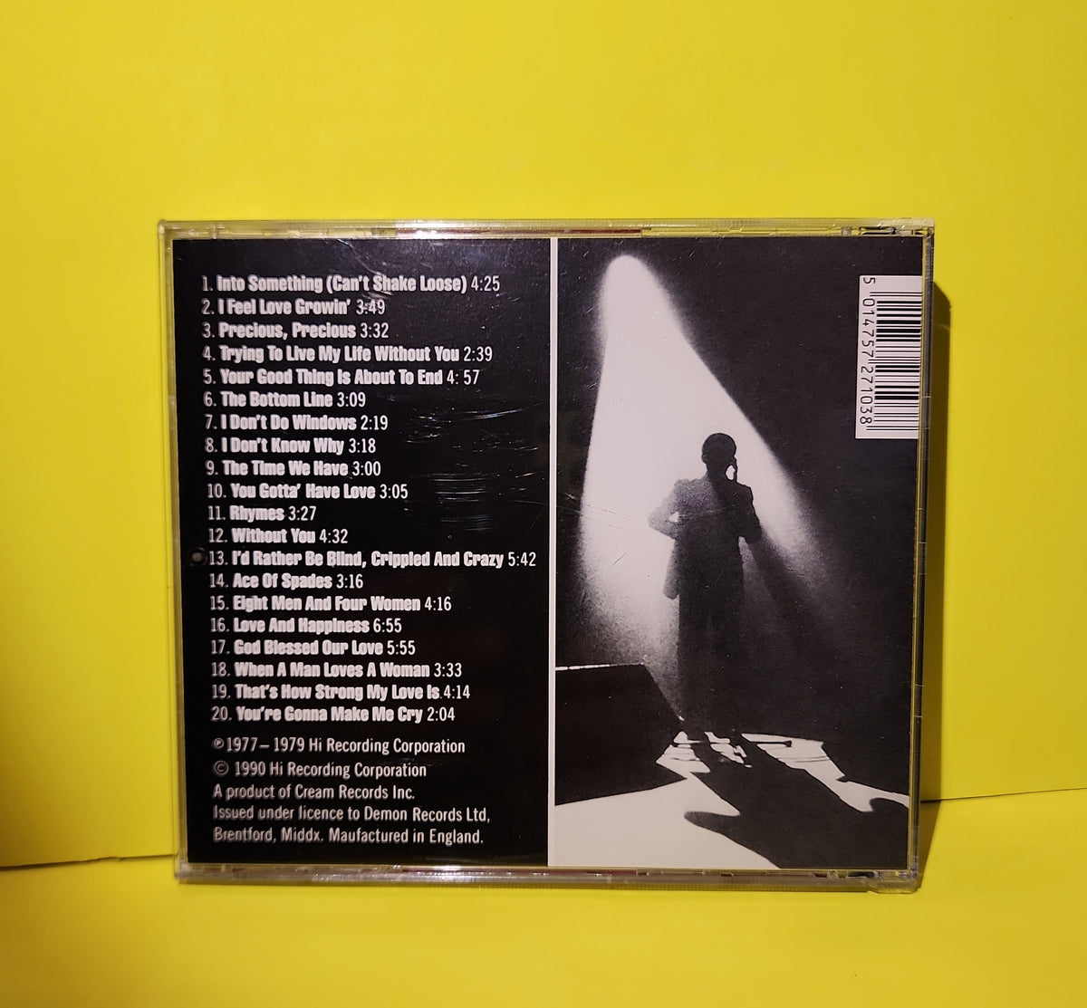 O.V. Wright - The Wright Stuff / Live - 1990 - HI UK CD 103 Used - EX - CDs