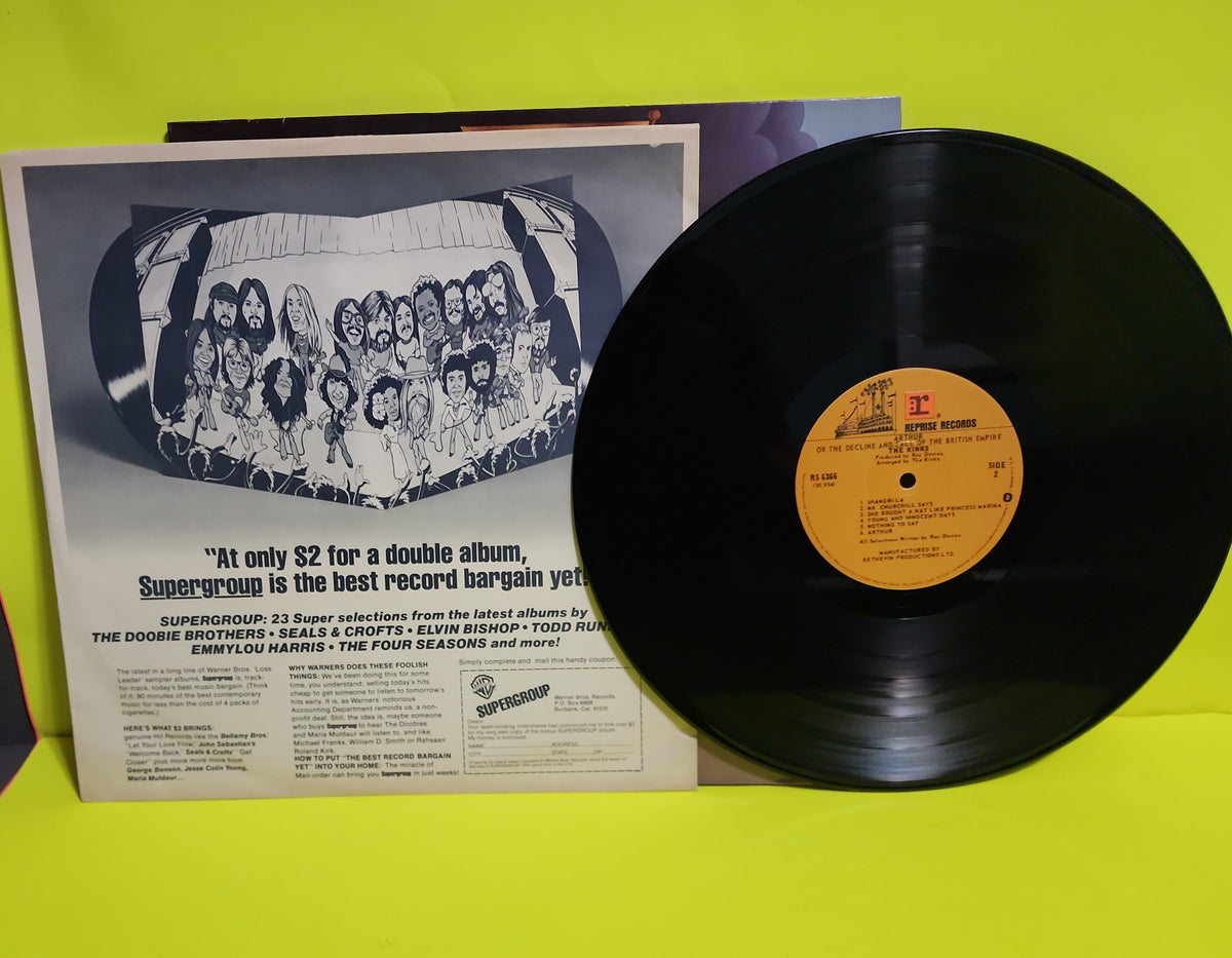 The Kinks - Arthur Or The Decline And Fall Of The British Empire  - 1969 - 6366 Used - VG++ - Vinyl