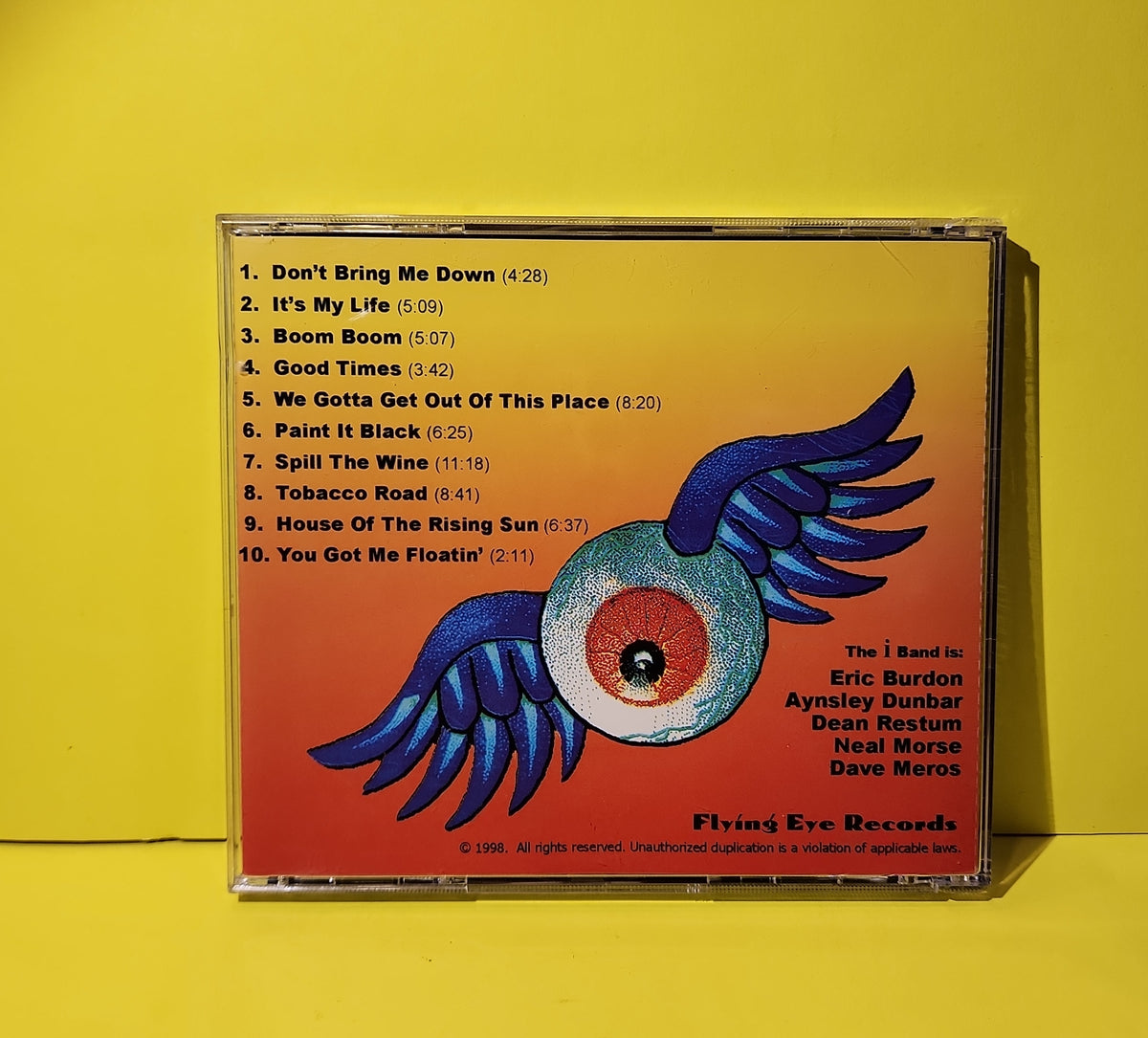 Eric Burdon's I Band  - The Official Live Bootleg # 2 - 1998 - Used - EX - CDs
