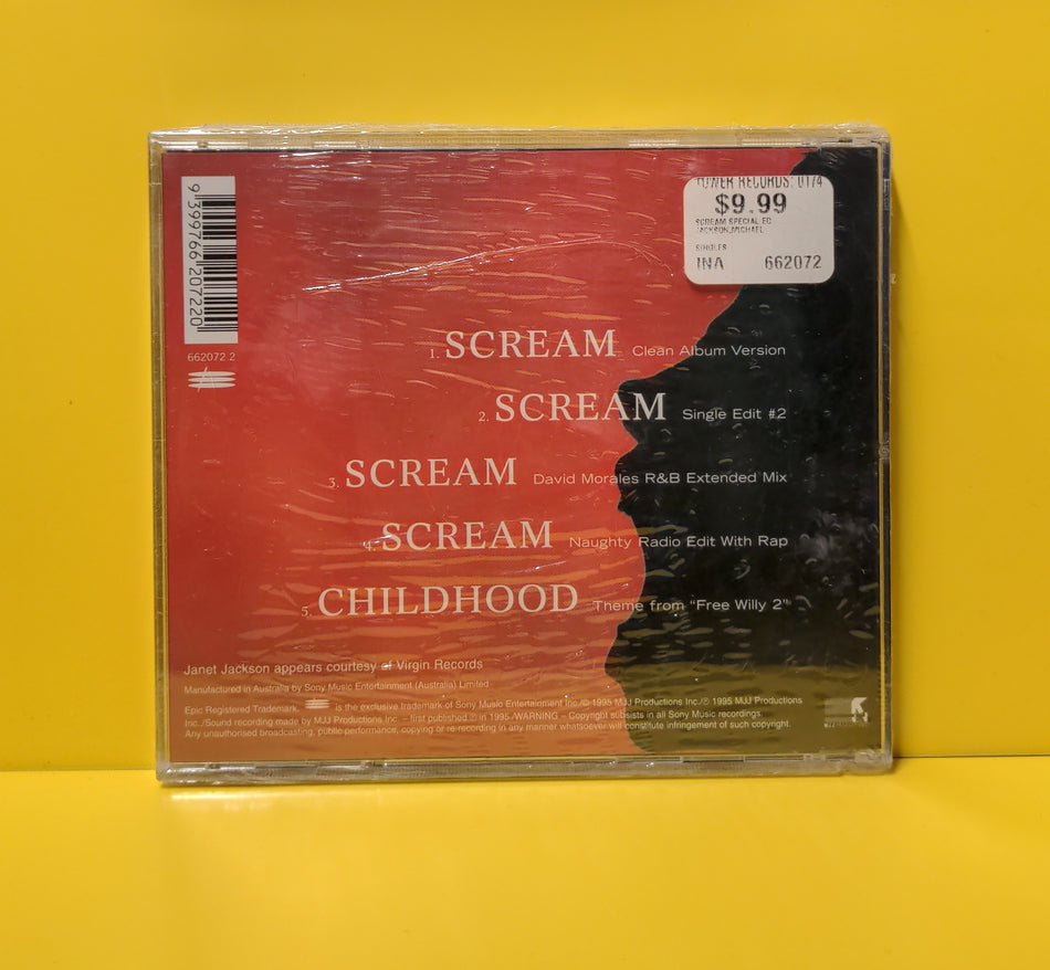 Michael Jackson - Scream Volume 1  - 1995 - 662072 2 New - Sealed - CDs