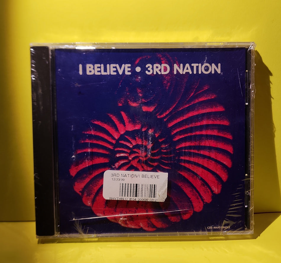 3rd Nation - I Believe - 1994 - 95810-2 New - Sealed - CDs