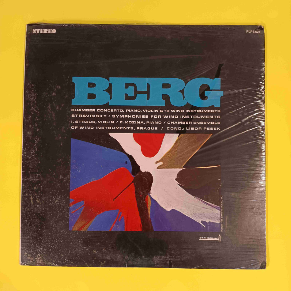 Berg / Stravinsky - Chamber Concerto /Symphonies for Wind Instruments - PLPS 624 New - Sealed - Vinyl