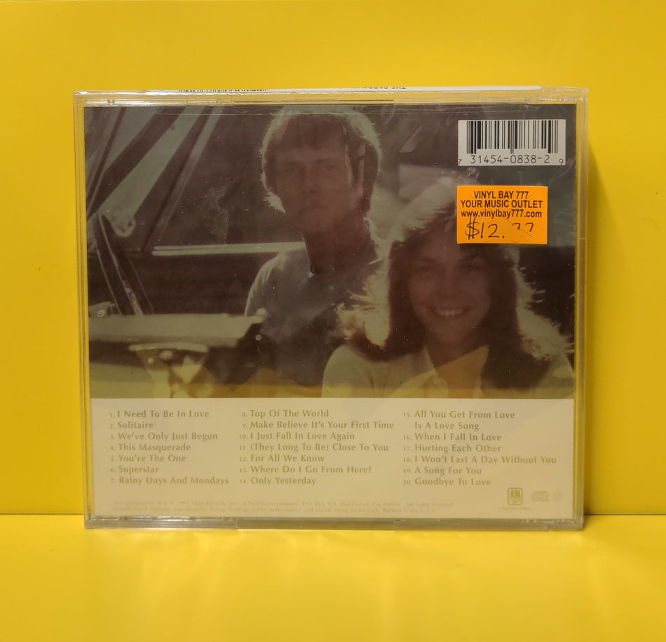 Carpenters - Love Songs - 1997 - 31454 0838 2 New - Sealed - CDs