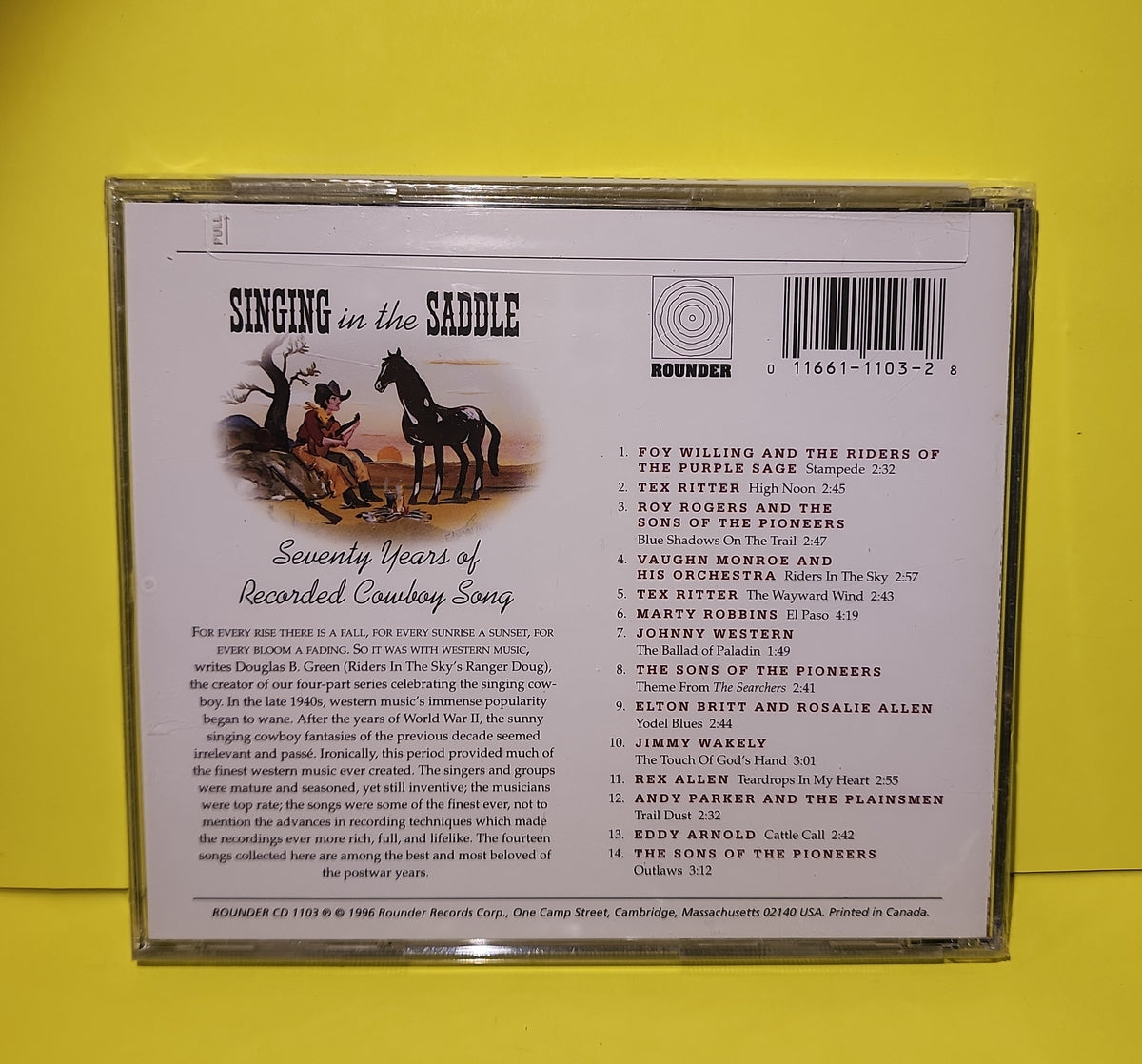 Various - Stampede! Western Music Late Golden Era - 1996 - ROUNDER CD 1103 New - Sealed - CDs