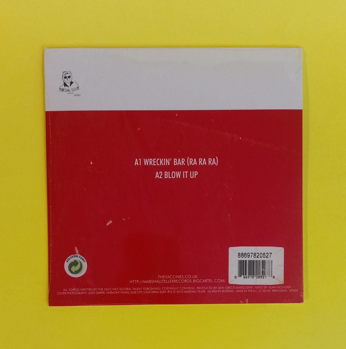 The Vaccines - Wreckin' Bar / Blow It Up (EU 7") - 2010 - MT003 New - Sealed - Vinyl