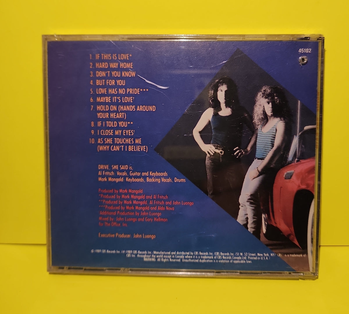 Drive, She Said - Drive She Said - 1989 - ZK 45102 New - Sealed - CDs