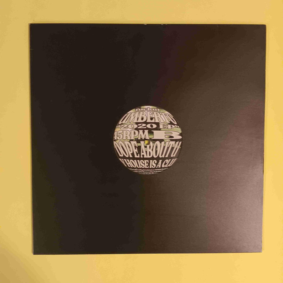 Umberto - 2020 EP (Italy House 12") - 2020 - FUCKU1 Used - VG++ - Vinyl