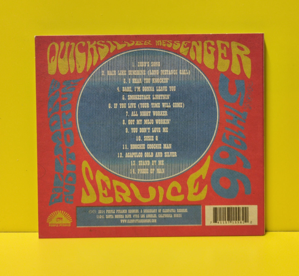 Quicksilver Messenger Service - Fillmore Auditorium, Nov. 5th, 1966 - 2014 - CLP 1558 Used - NM - CDs