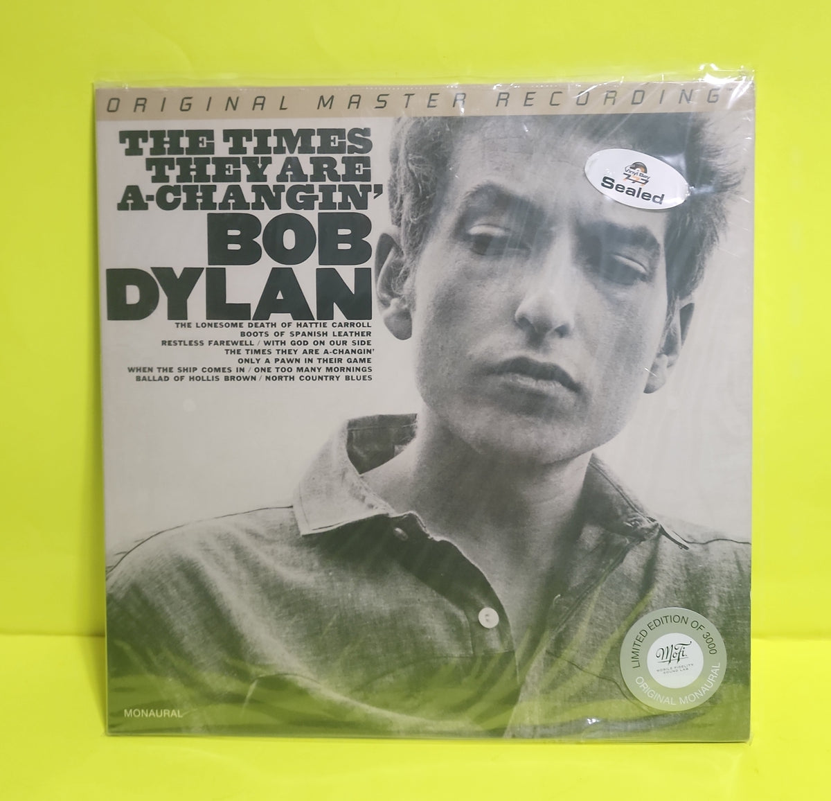 Bob Dylan - The Times They Are A-Changin' 45 rpm Promo  - 2016 - MFSL 2-460 New - Sealed - Vinyl