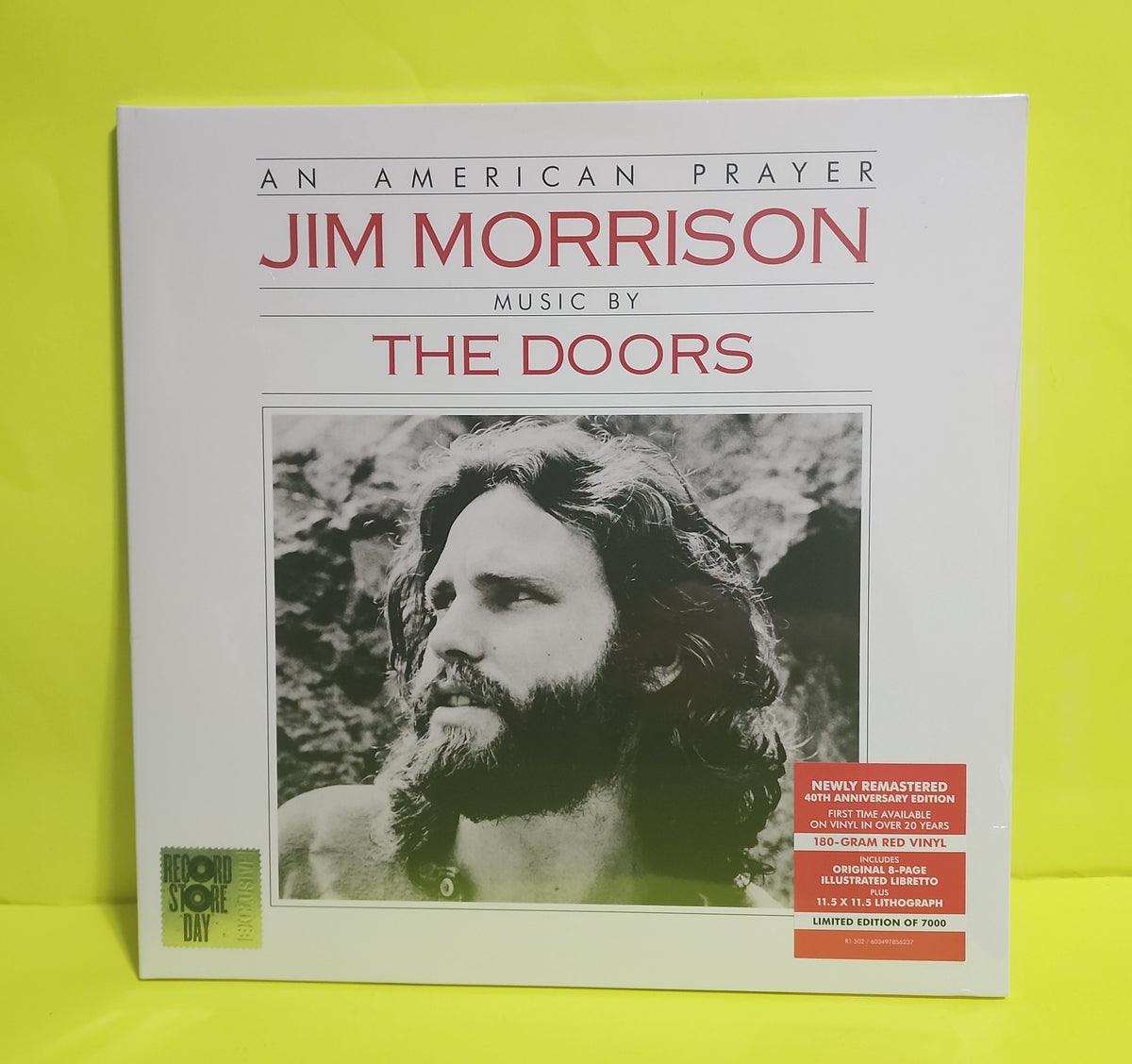 Jim Morrison Music By The Doors - An American Prayer - 2018 - R1 502 / 603497856237 New - Sealed - Vinyl