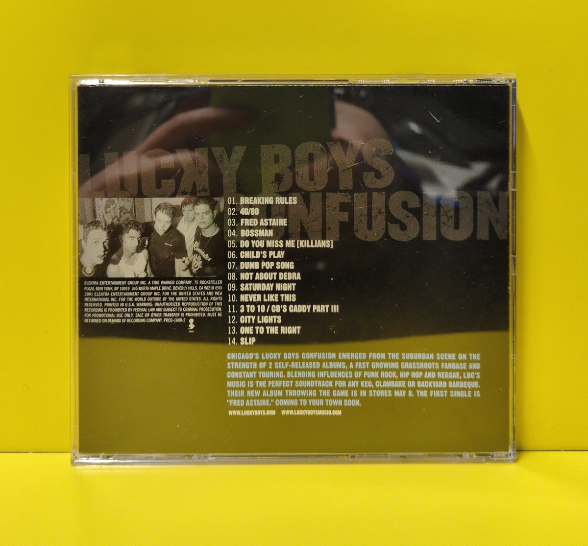 Lucky Boys Confusion - Throwing The Game - 2001 - PRCD-1600-2 Used - EX - CDs - Promo