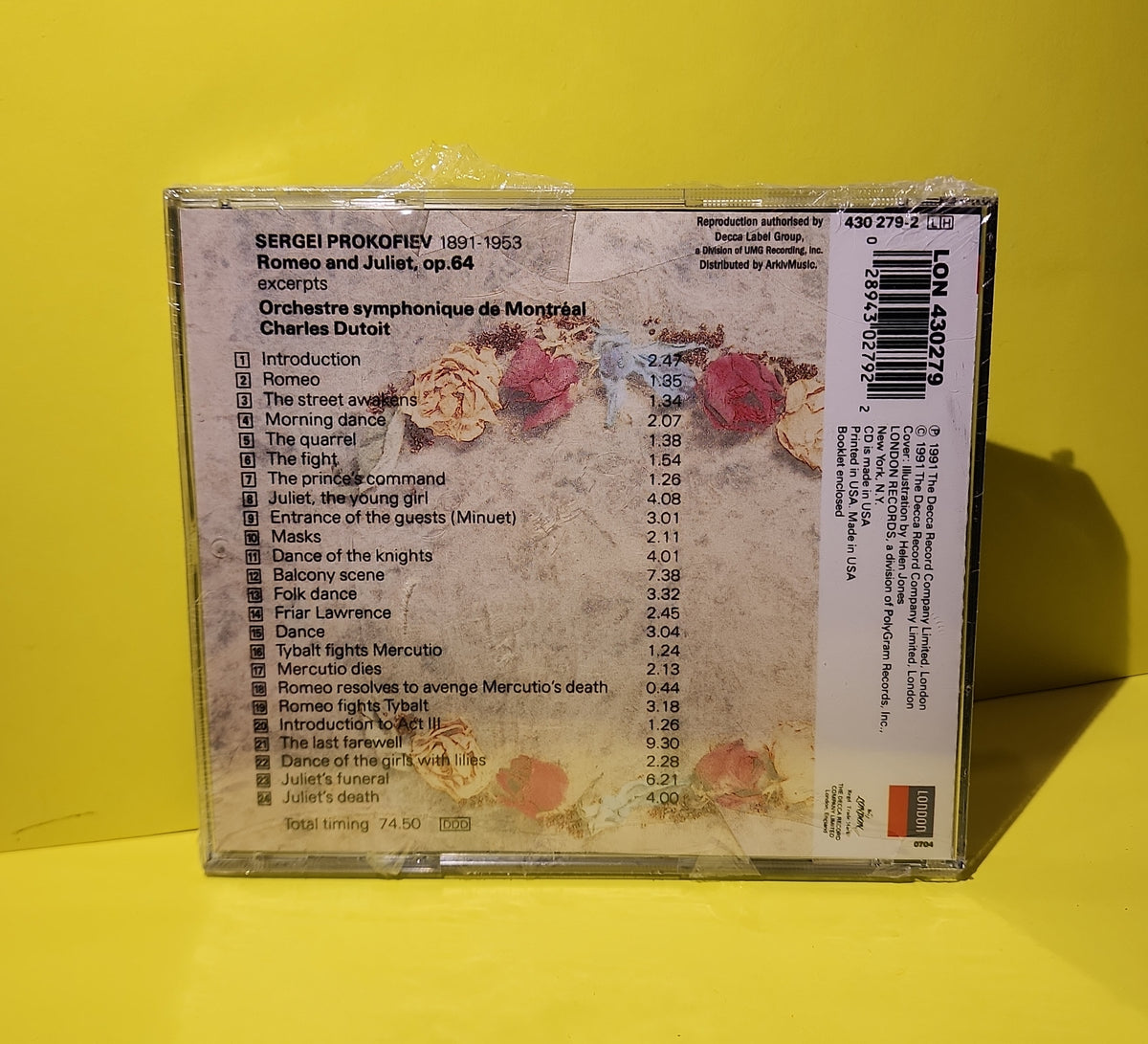 Prokofiev - Dutoit, Montréal - 1991 - 430 279-2 New - Sealed - CDs