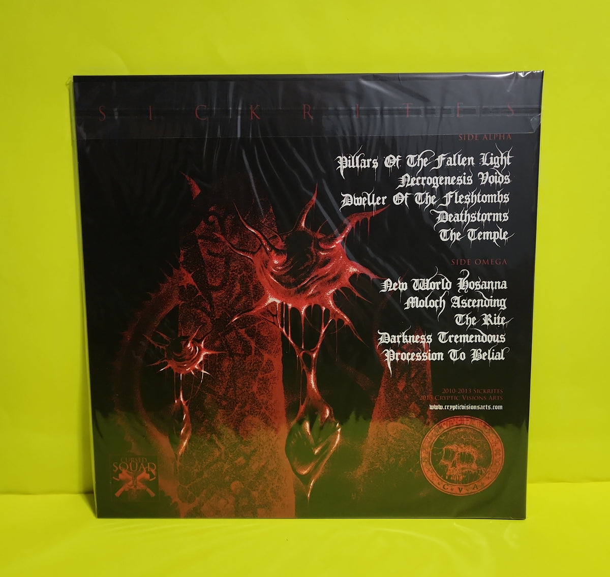 Sickrites - Irreverent Death Megaliths - 2013 - C.V.A. III New - Sealed - Vinyl