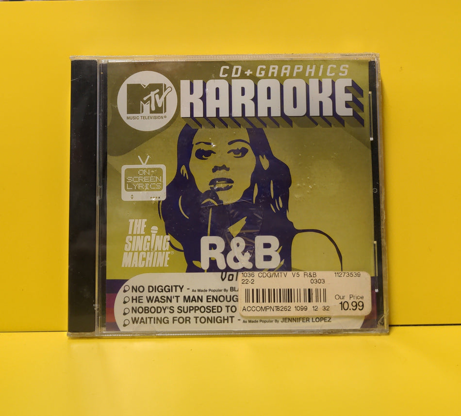 Various Artists  - MTV Karaoke: R&B Hits Vol. 5 - 2001 - G8305 New - Sealed - CDs