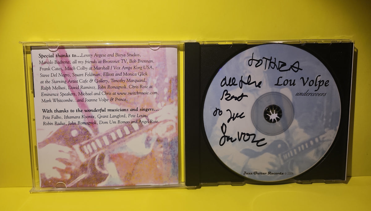 Lou Volpe - Undercovers /Autographed  - 2006 - 068 Used - VG++ - CDs