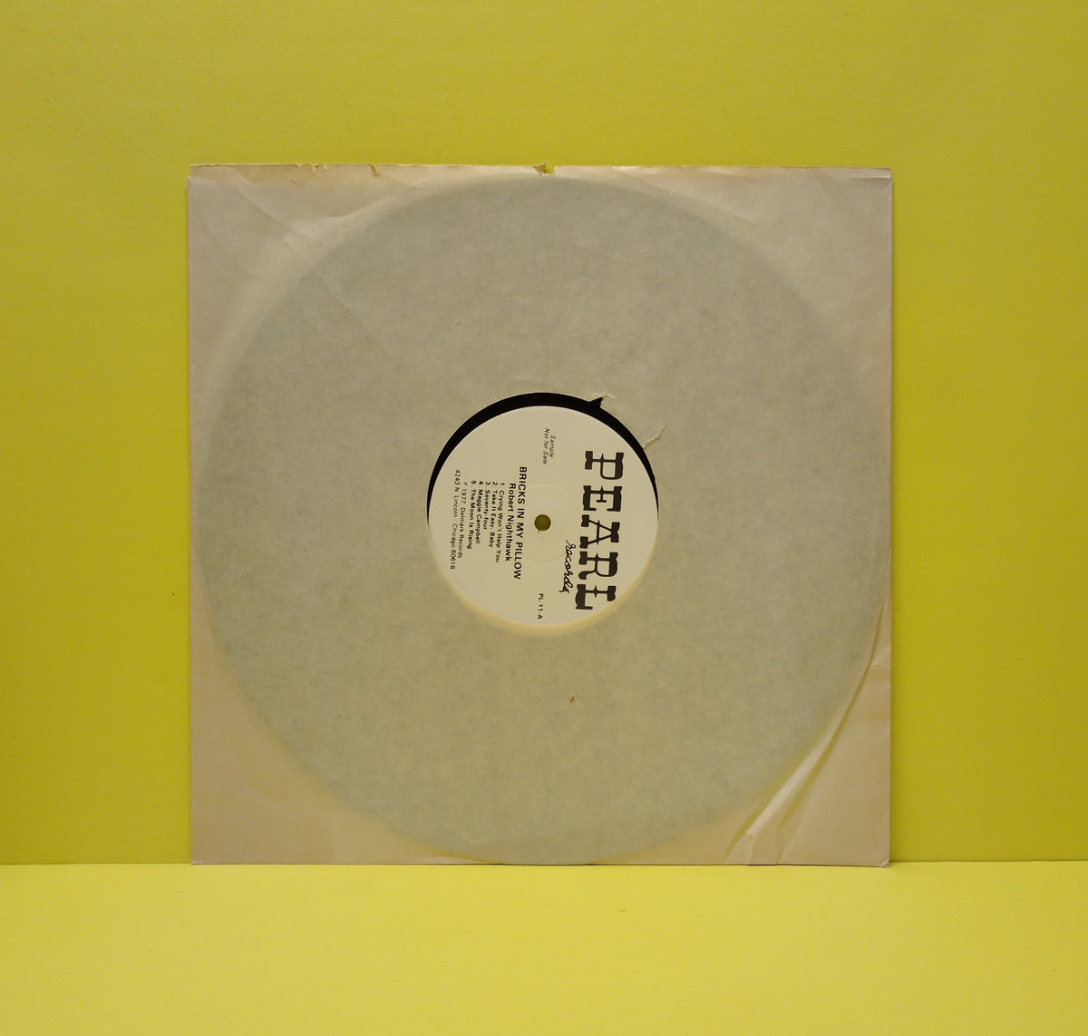 Robert Nighthawk - Bricks In My Pillow - 1978 - PL-11 Used - VG++ - Vinyl - Promo