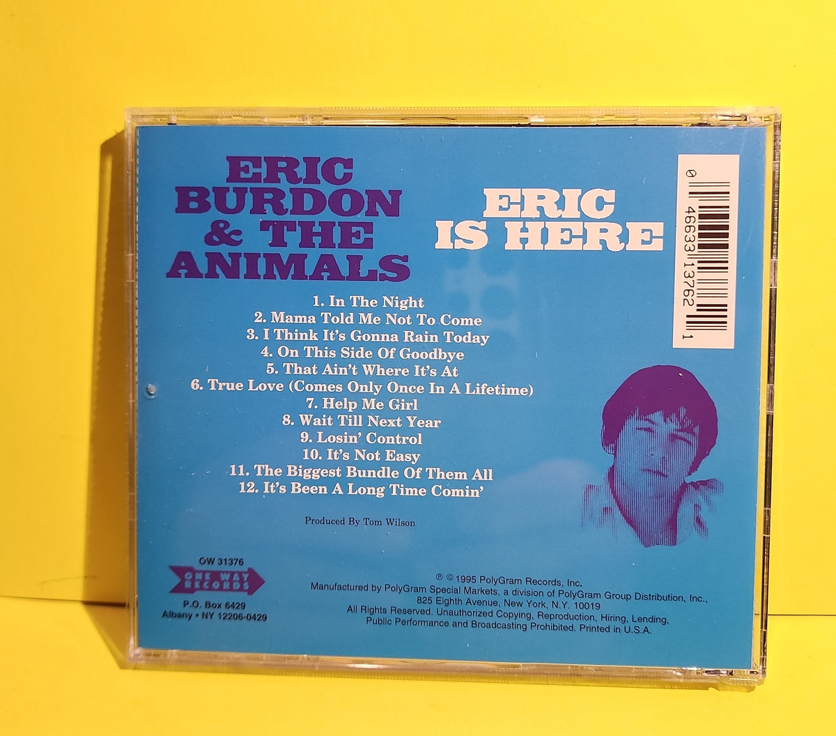 Eric Burdon & The Animals - Eric Is Here - 1995 - OW 31376 Used - NM - CDs