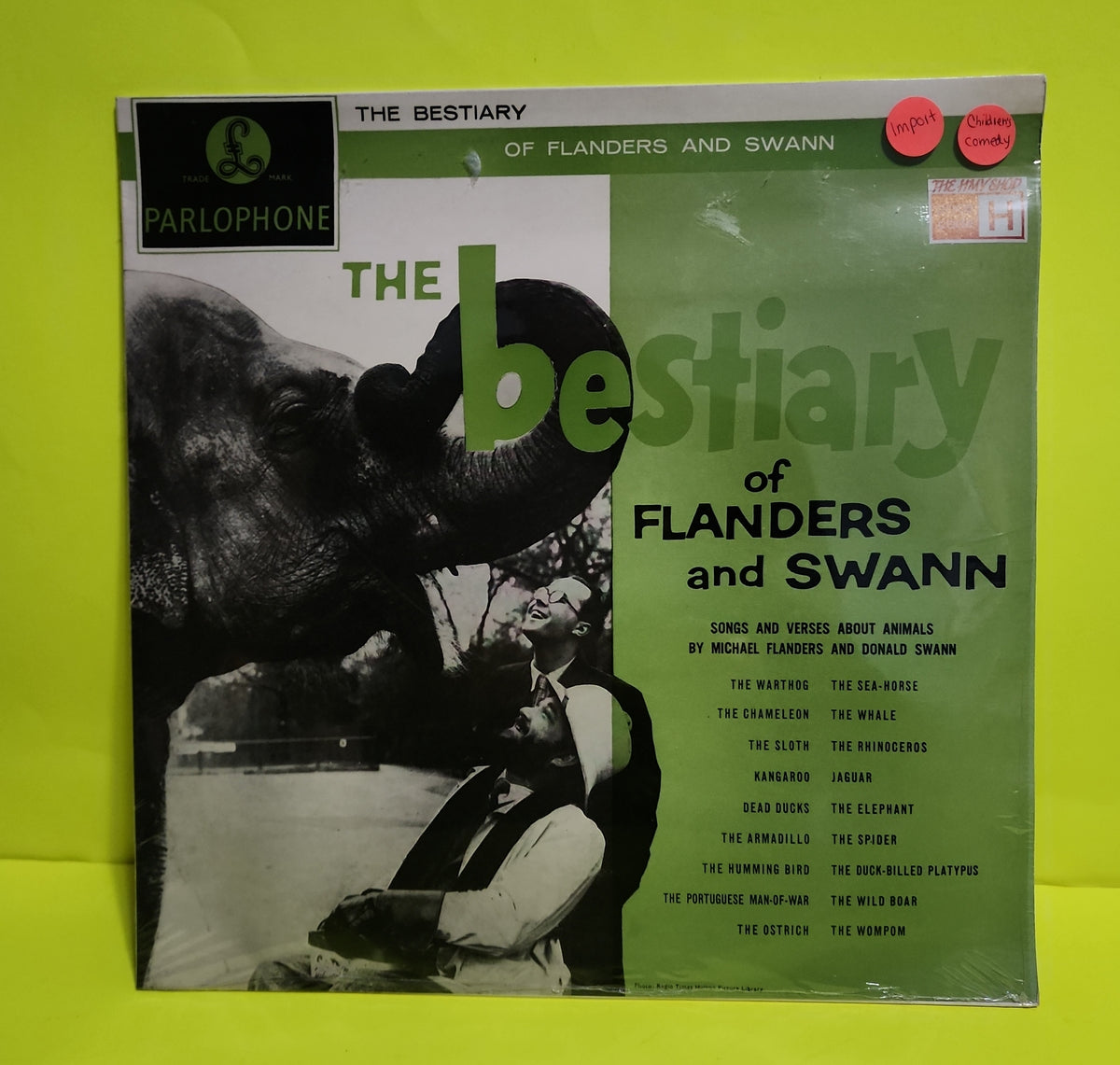 Michael Flanders and Swann - The Bestiary of Flanders and Swann - 1962 - PCS 3026 New - Sealed - Vinyl