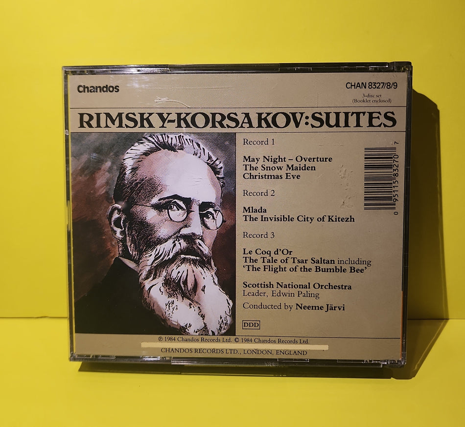 Rimsky-Korsakov, Scottish National Orchestra, Neeme Järvi - Suites - 1984 - Chan 8327/8/9 Used - NM - CDs
