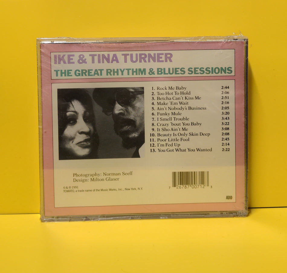 Ike & Tina Turner - The Great Rhythm & Blues Sessions - 1991 - 700712 New - Sealed - CDs