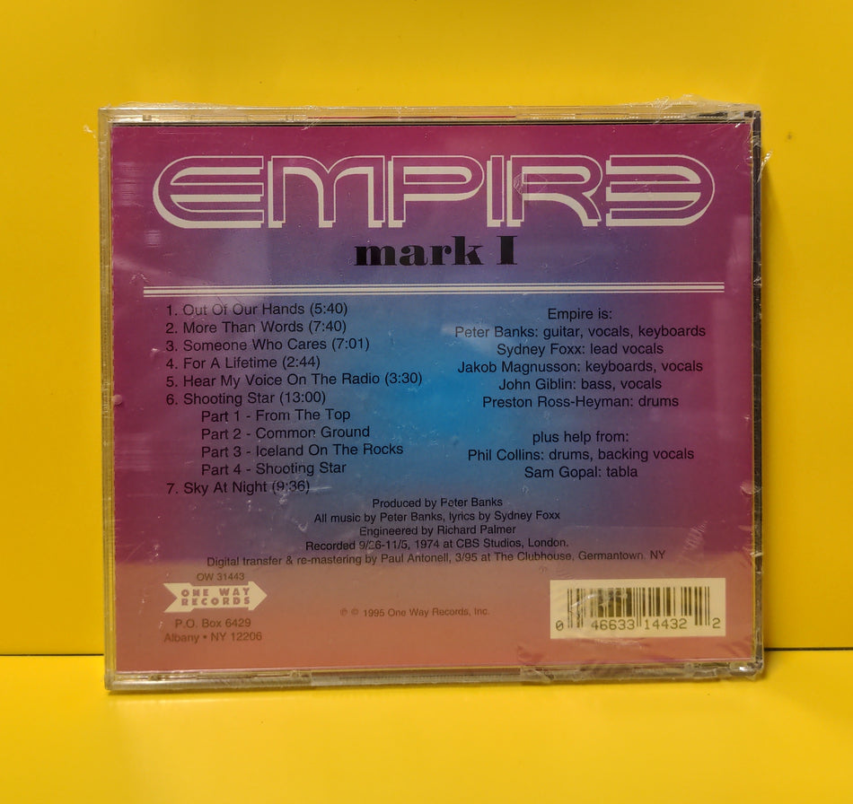 Empire - Mark I - 1995 - OW 31443 New - Sealed - CDs