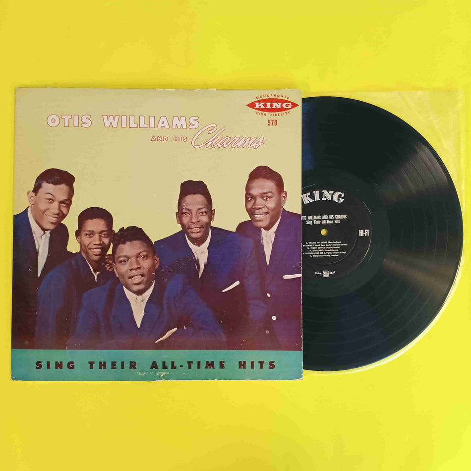 Otis Williams & His Charms - Sing Their All-Time Greatest Hits MONO DG - 1959 - King 570 Used - VG+ - Vinyl