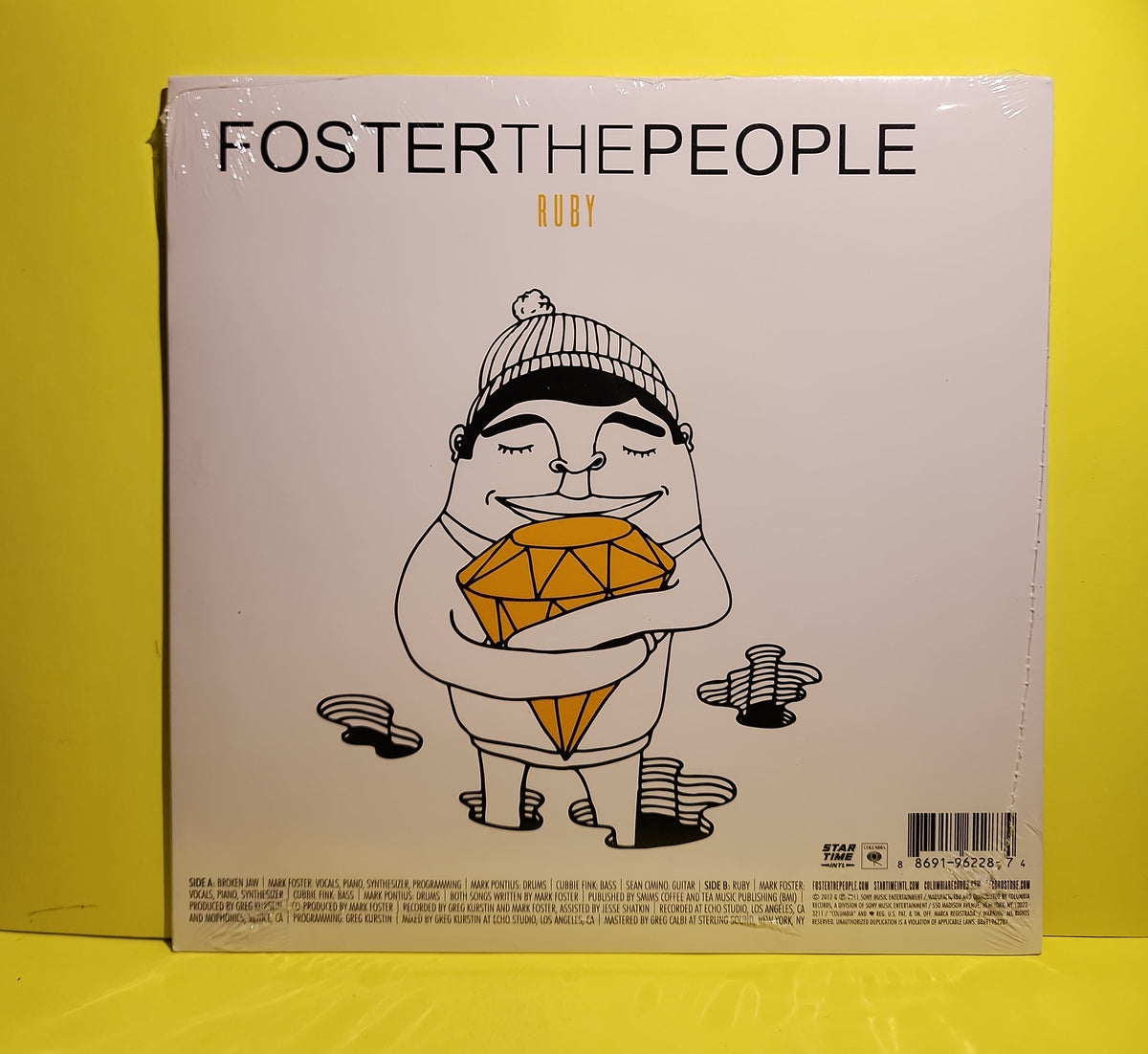 Foster The People - 7" RSD Broken Jaw - 2012 - 88691962287 New - Sealed - Vinyl