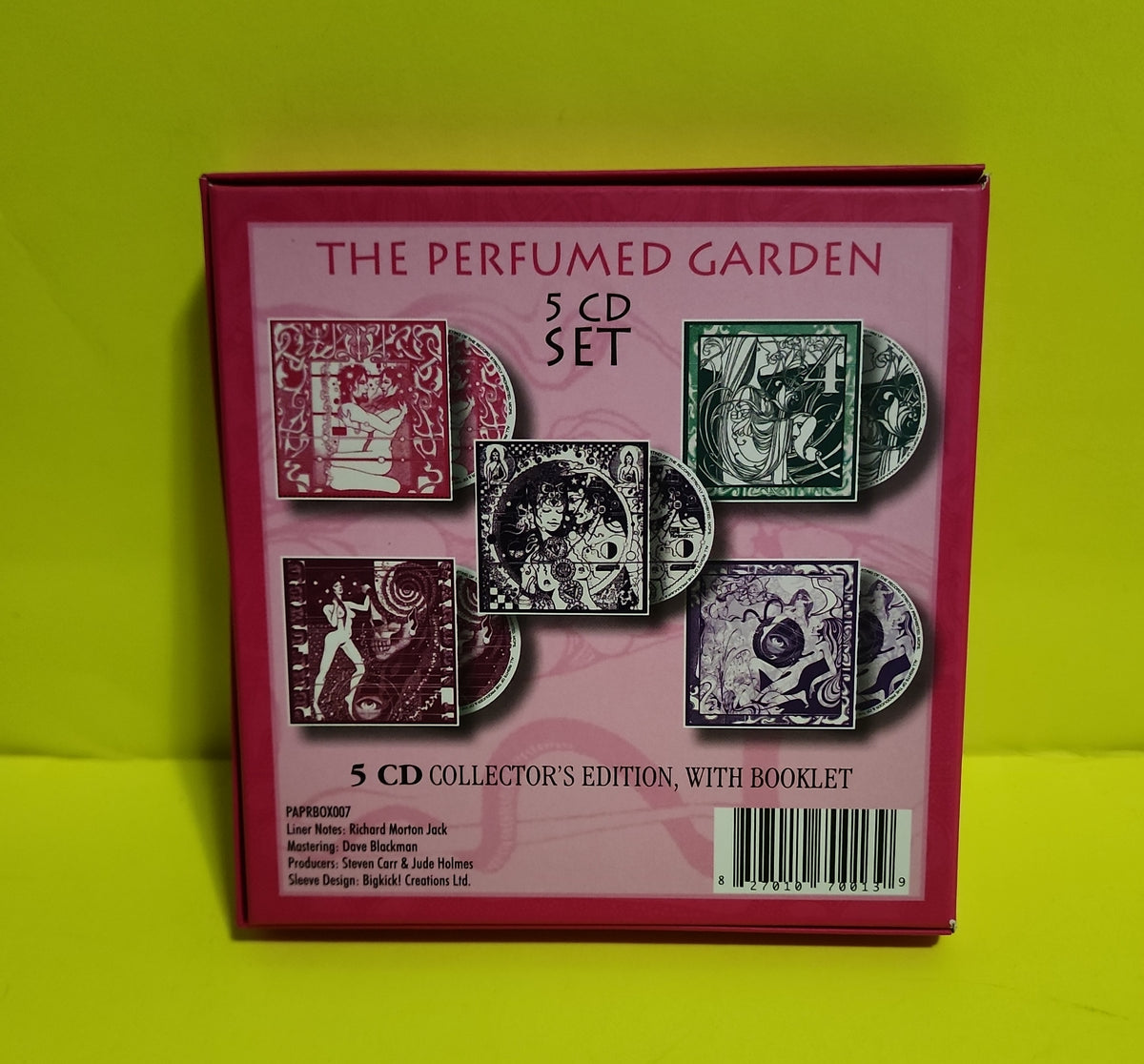 Various - The Perfumed Garden / 5 CDs Box Set. - PAPRBOX007 Used - VG++ - CDs