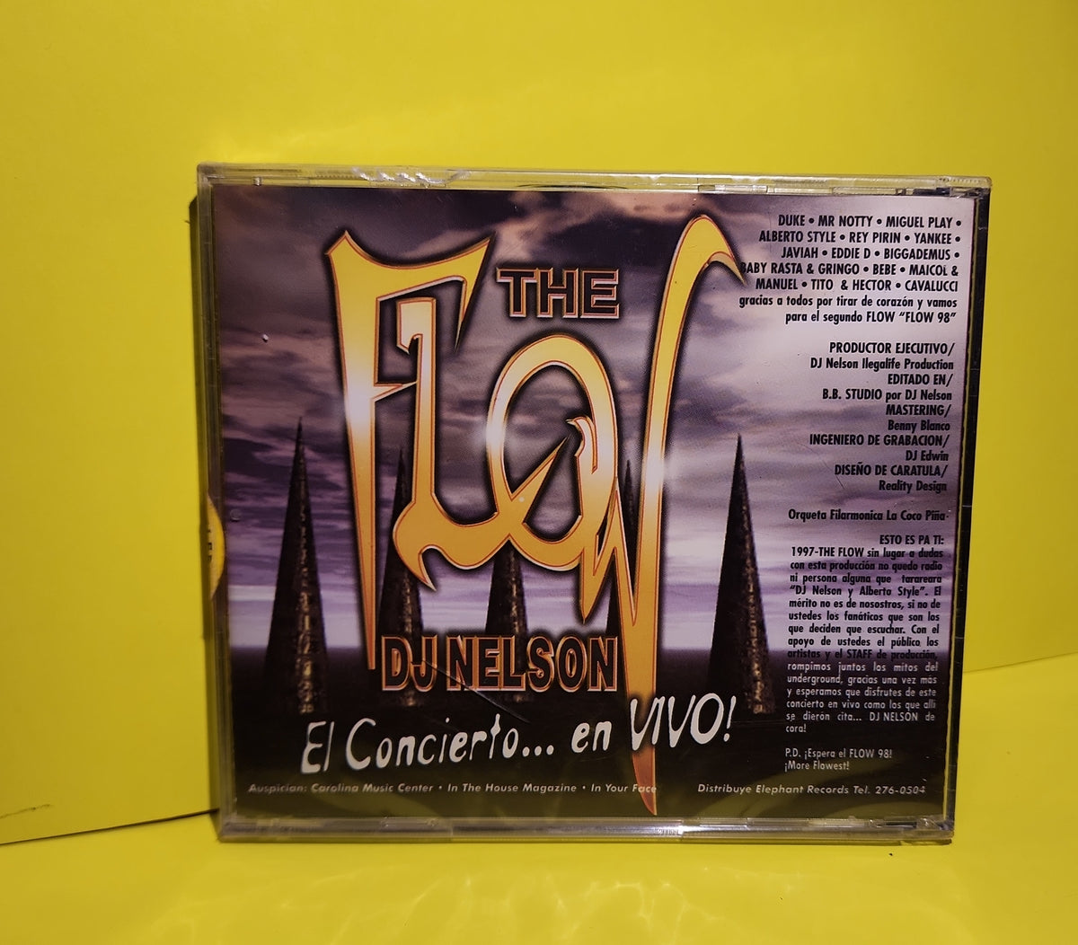 DJ Nelson - The Flow El Concerto... En Vivo - 1997 - New - Sealed - CDs