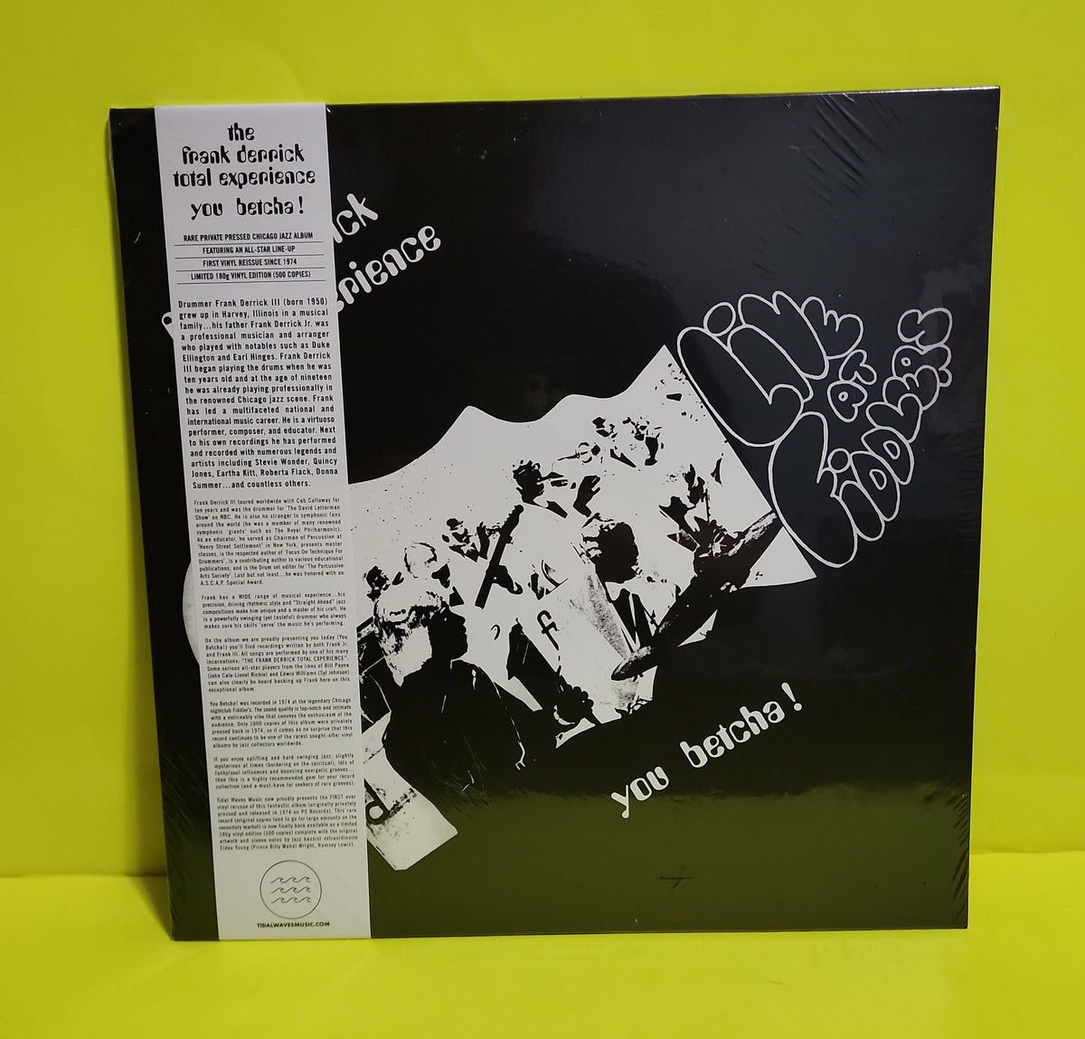 The Frank Derrick Total Experience - You Betcha! - 2021 - TWM65 New - Sealed - Vinyl