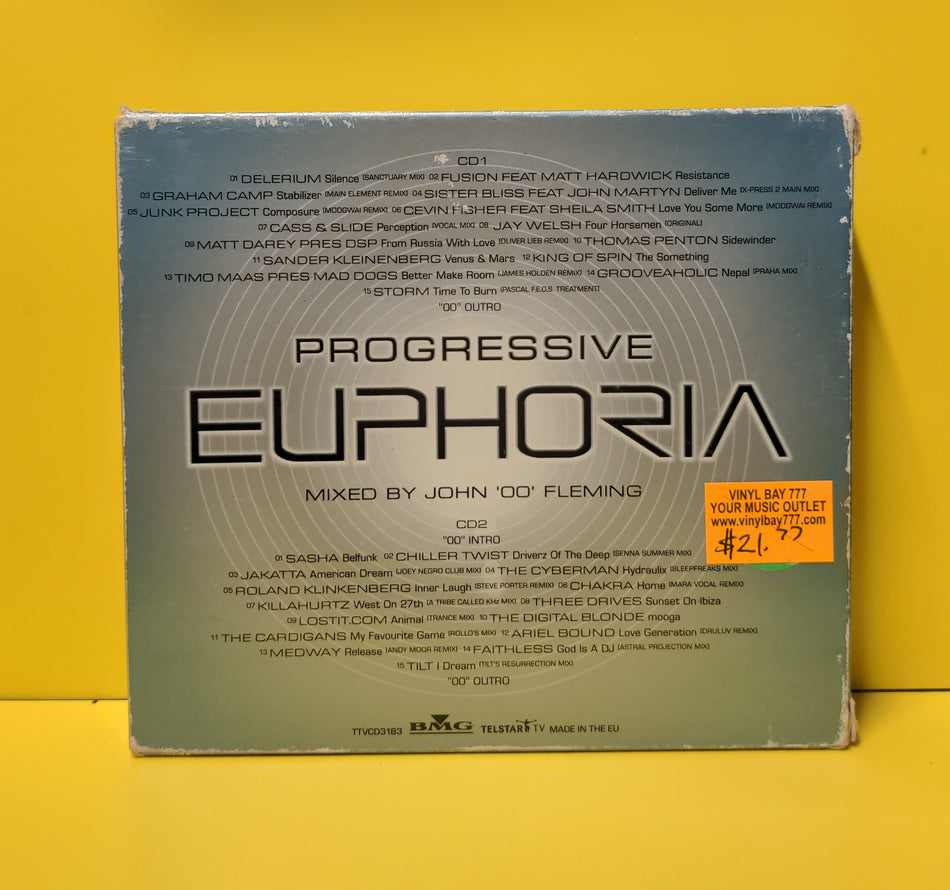 John '00' Fleming - Progressive Euphoria - 2001 - TTVCD3183 Used - NM - CDs