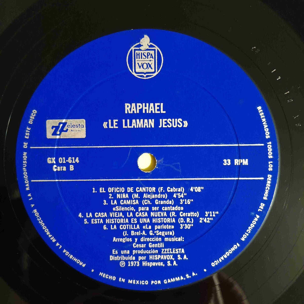 Raphael - Le Llaman Jesus! Mexico - 1973 - GX 01-614 Used - VG++ - Vinyl