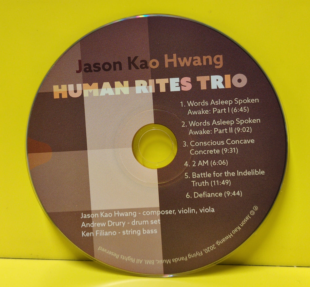 Human Rites Trio, Jason Kao Hwang - Human Rites Trio - 2020 - TS03 Used - EX - CDs