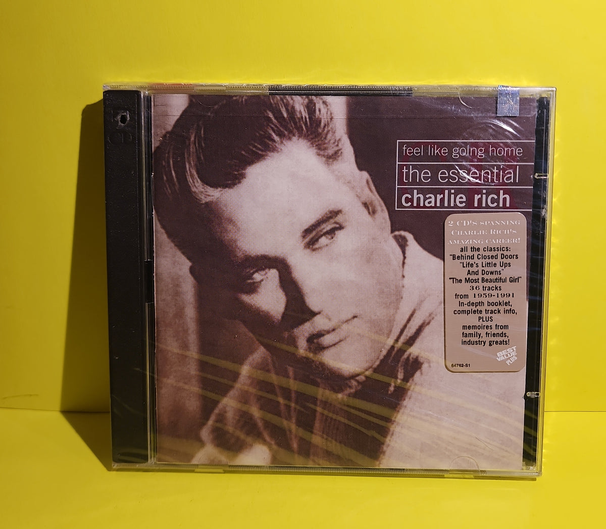Charlie Rich - Feel Like Going Home: The Essential Charlie Rich - 1997 - E2K 64762 New - Sealed - CDs
