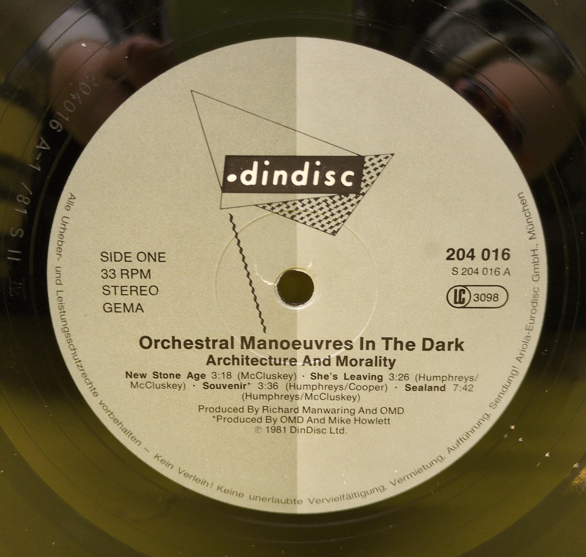 Orchestral Manoeuvres In The Dark - Architecture & Morality - 1981 - 204 016-320 Used - VG+ - Vinyl - Germany Import